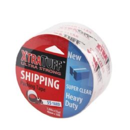 12 Pieces 1.89"x55yd Clear Heavy Duty Packing Tape - Tape & Tape Dispensers