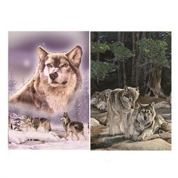 10 Pieces 3D Picture - Wolves in Snow/Wolves in Forest - Home Decor
