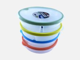 48 Pieces 42oz/1250ml Rubber Rim Container Round - Kitchen & Dining