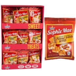 48 Wholesale Candy Peanut Brittle Bites Sophie Mae 4 Oz Powr Wings
