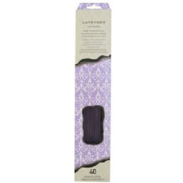 48 pieces Incense Sticks 40ct Lavender Peggable - Home Accessories