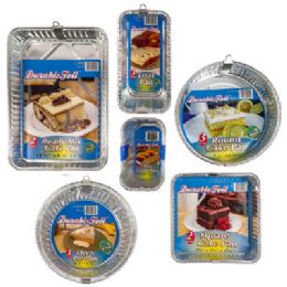 108 pieces Aluminum Bakeware 108 Pc Display 6asst Multipc Cake/loaf/pie Pans Made In Usa - Baking Supplies