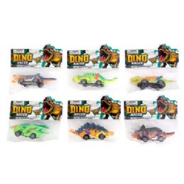 36 pieces Dinosaur Vehicle Toy 6ast 5in Pullback Racer Pbh - Animals & Reptiles