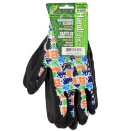 120 Wholesale Gloves Kids Lil Sprouts Stretch Nylon Knit Youth