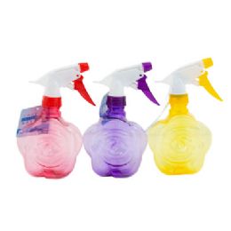 36 of Spray Bottle Rose Shaped 11.8oz 4ast Clrs/hba ht