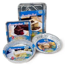108 Wholesale Aluminum Bakeware 108 Pc Display4 Asst Items 3 Cake And 1 Piemade In Usa