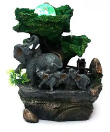 12 Pieces 9.5 Inch Four Elephants Water Fountain - Home Decor