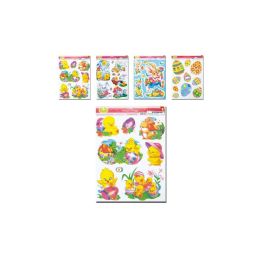 48 Pieces Easter Window Clings - Easter