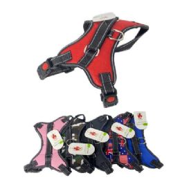 24 Pieces Padded Pet Harness With Handle [medium] - Pet Accessories