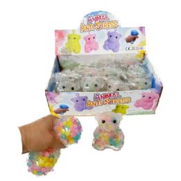 24 Pieces Squishy Bear With Water Beads Stress Toy - Toys & Games