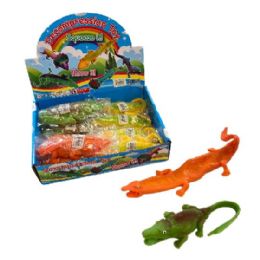 24 Bulk Super Squishy Stretchy Toy [crocodile]