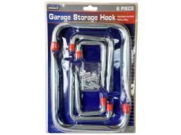 6 pieces 6 Pack Steel Storage Hooks - Hooks