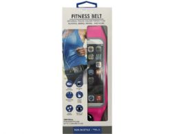 36 pieces Activefit Fitness Belt In Pink - Fitness and Athletics