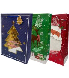 120 Pieces Christmas Xl Shaker Preium Bag - Christmas Gift Bags and Boxes