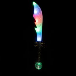 48 Pieces LighT-Up Led Pirate Sword With Sound - Light Up Toys
