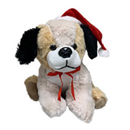 36 Wholesale 8" Plush Christmas Dog