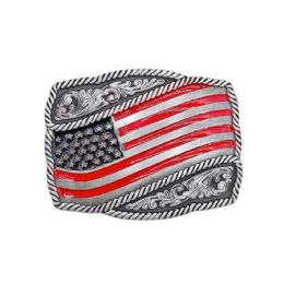 24 Wholesale American Flag Belt Buckle