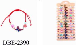96 Pieces Butterfly & LOVE Bracelet - Bracelets