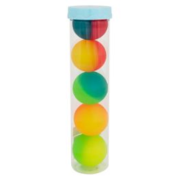 60 Wholesale LighT-Up Led TwO-Tone Bounce Ball (5 Pack)