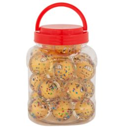 12 Wholesale LighT-Up Led Emoji Bounce Ball (24 Pack)