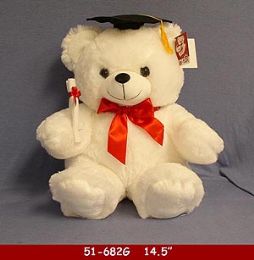 27 Pieces Graduation Hug White Bear - Graduation
