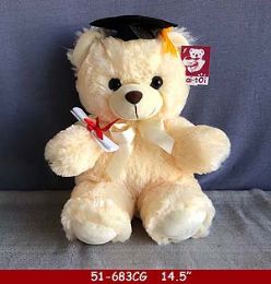 27 Pieces Graduation Cream Color Hug Bear - Graduation