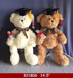40 Pieces Grad Plush Teddy Bears - Graduation