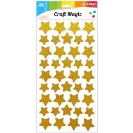 12 Pieces Stickers (gold Stars) - Stickers
