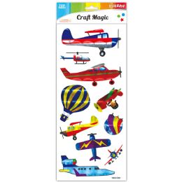 12 Pieces Stickers (airplane) - Stickers
