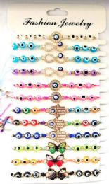 120 Pieces Fashion Evil Eye Bracelet - Bracelets