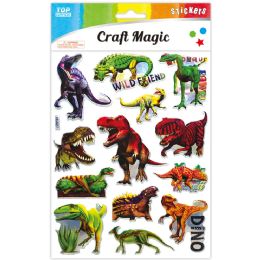 12 Pieces Stickers (jurassic) - Stickers
