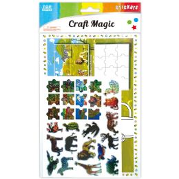 12 Pieces Stickers (animal Puzzle) - Stickers