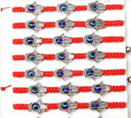 120 Pieces Red Color Hand Evil Eye Fashion Bracelet - Bracelets