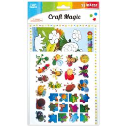 12 Pieces Stickers (bug Puzzle) - Stickers