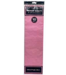 144 Bulk 10pc Pastel Pink Tissue Paper 20x20in
