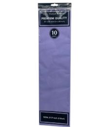 144 Pieces 10pc Lavender Tissue Paper 20x20in - Tissue Paper