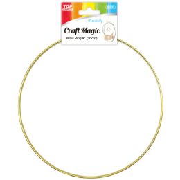 12 Packs Brass Rings 8"/1pc - Stickers