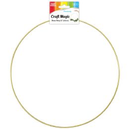 12 Packs Brass Rings 12"/1pc - Stickers