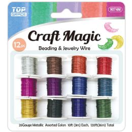 12 of Beading/jewelry Wire 9.8ft