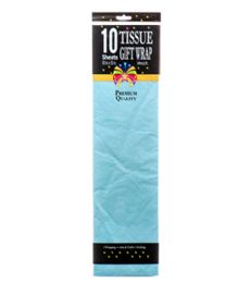 72 Pieces 10 Baby Blue Tissue Wrap - Tissue Paper