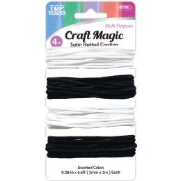12 of Satin Rattail Cording 6.6ft