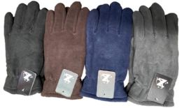 24 Wholesale Man Fleece Glove