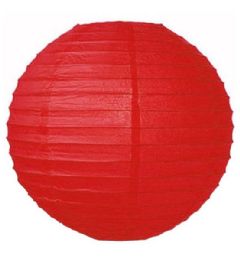 180 Pieces 14in Paper Lantern Red See 030601 - Party Accessory Sets