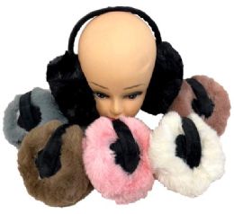 24 Pieces Solid Color Super Soft Ear Muffs - Ear Warmers