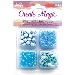 96 Pieces Craft Magic Beads And Sequin Set - Stickers