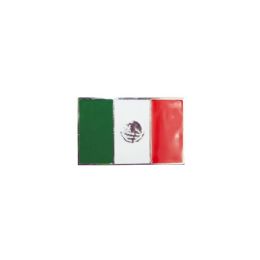96 Pieces Mexico Flag Belt Buckle - Belt Buckles