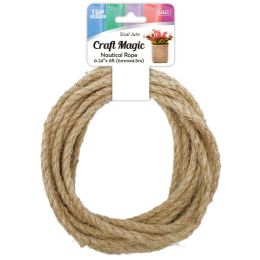 144 Pieces Sisal jute rope 14.8ft #4.5 - Rope and Twine