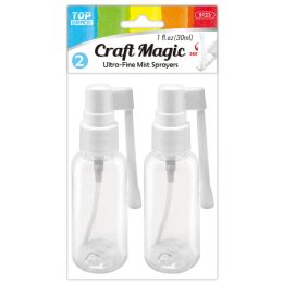 144 Wholesale 2-Piece ultra-fine mist sprayer 2.8x10.3cm 30ml