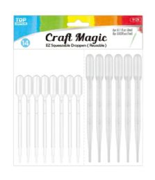 144 Wholesale 14-Piece plastic squeezable droppers 8-Piece 1mland 6-Piece