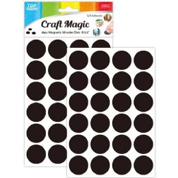144 Pieces 48-Piece 12mm magnet dots 24/144s peel-n-stick - Refrigerator Magnets
